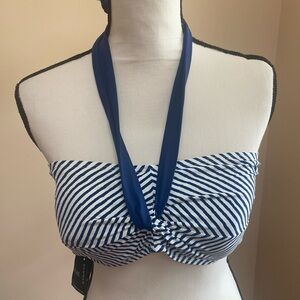 LAUREN RALPH LAUREN Size 16 Bikini Top NWT